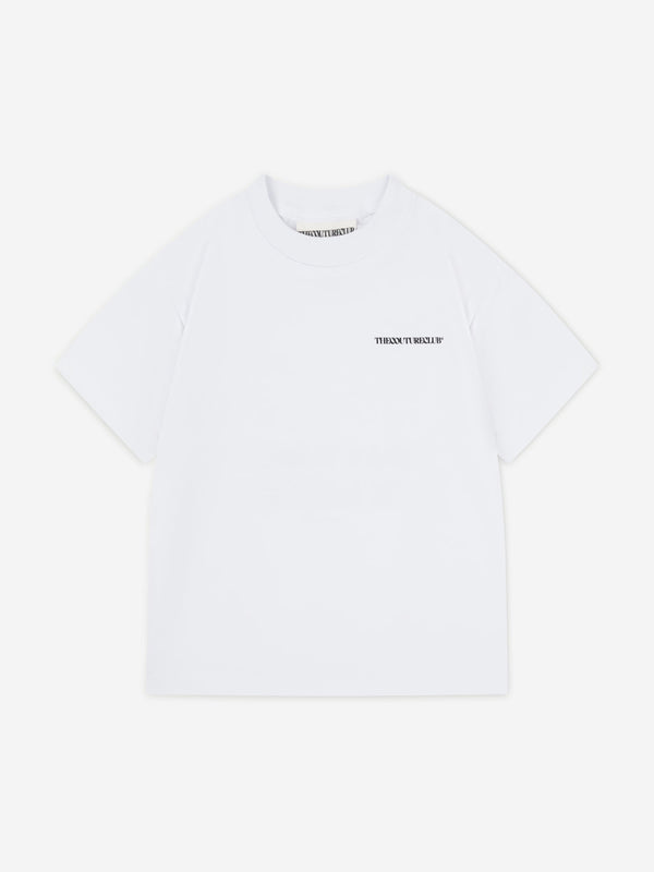 The Couture Club Kids Heavyweight Copyright T-Shirt in White