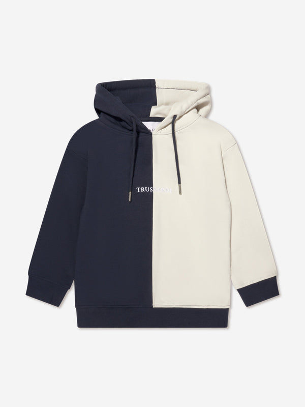 Trussardi Boys Ulak Hoodie in Navy