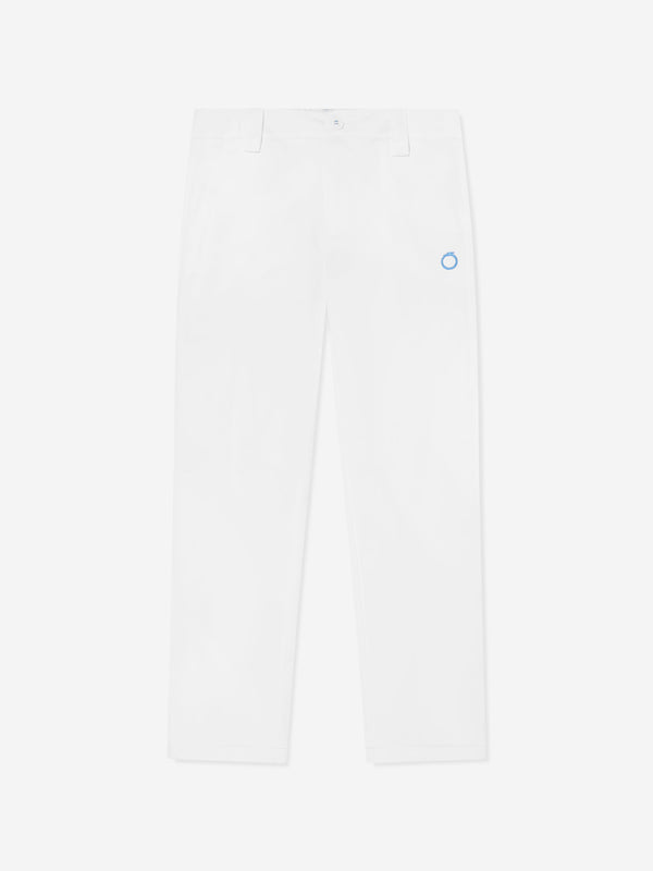 Trussardi Boys Tofinuo Logo Trousers in White