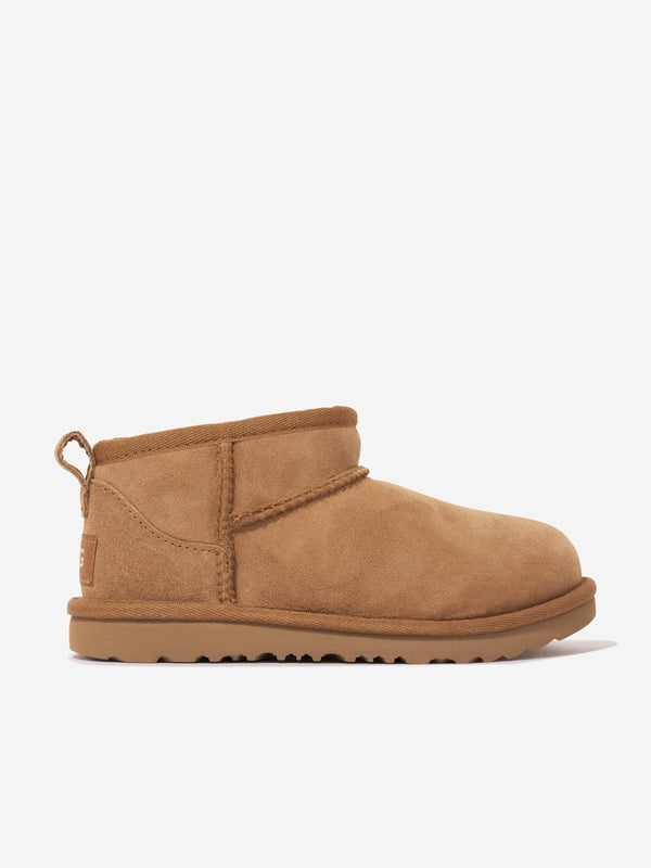 UGG Kids Classic Ultra Mini Boots in Brown