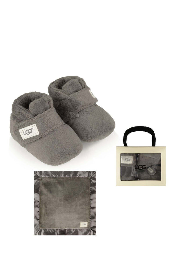 UGG Baby Bixbee And Lovey Gift Set in Grey