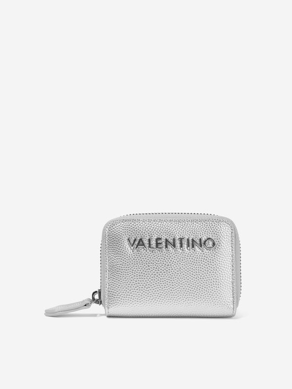 Valentino Girls Divina Coin Purse Silver (10cm)