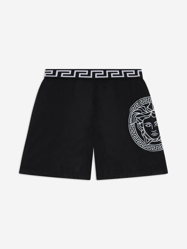 Versace Boys Medusa Swim Shorts in Black