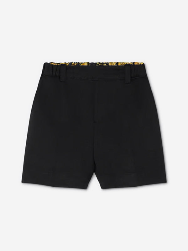 Versace Baby Boys Punto Milano Shorts in Black