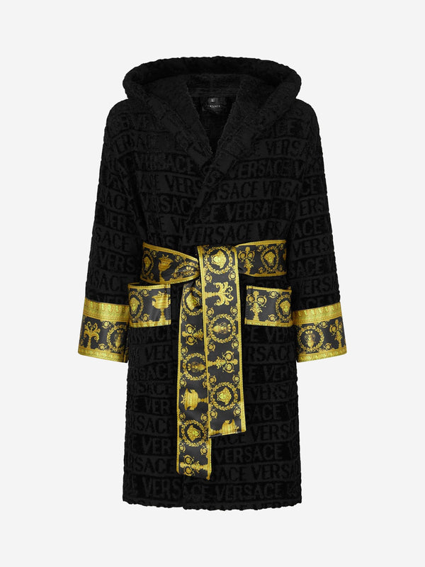 Elegant Versace Kids Baroque Robe for Stylish Comfort