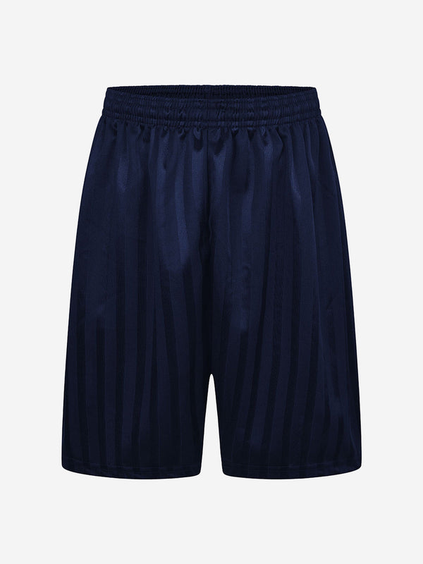 Zeco Kids School Shadow Stripe Shorts in Navy