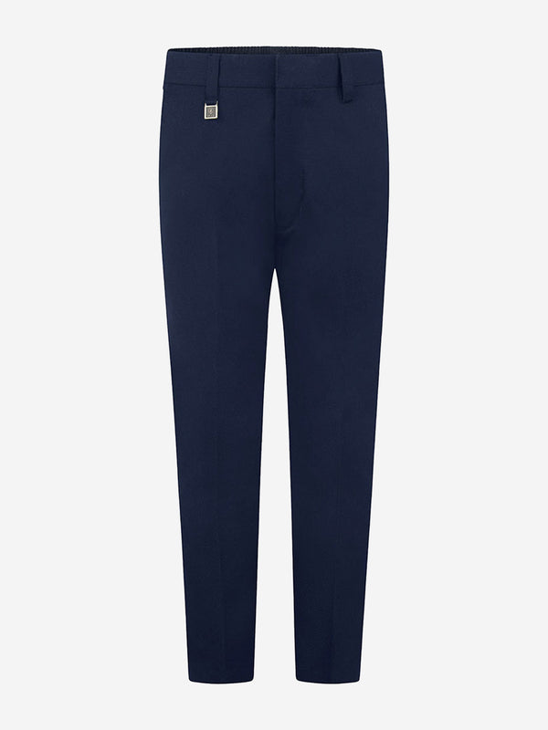 Zeco Boys School Slim Fit Trousers in Navy