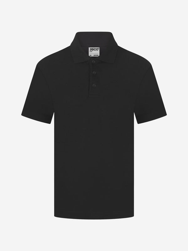 Zeco Kids School Polo Shirt in Black