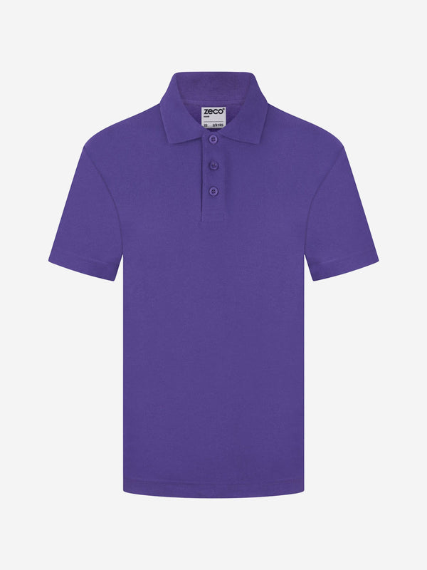 Zeco Kids School Polo Shirt in Purple