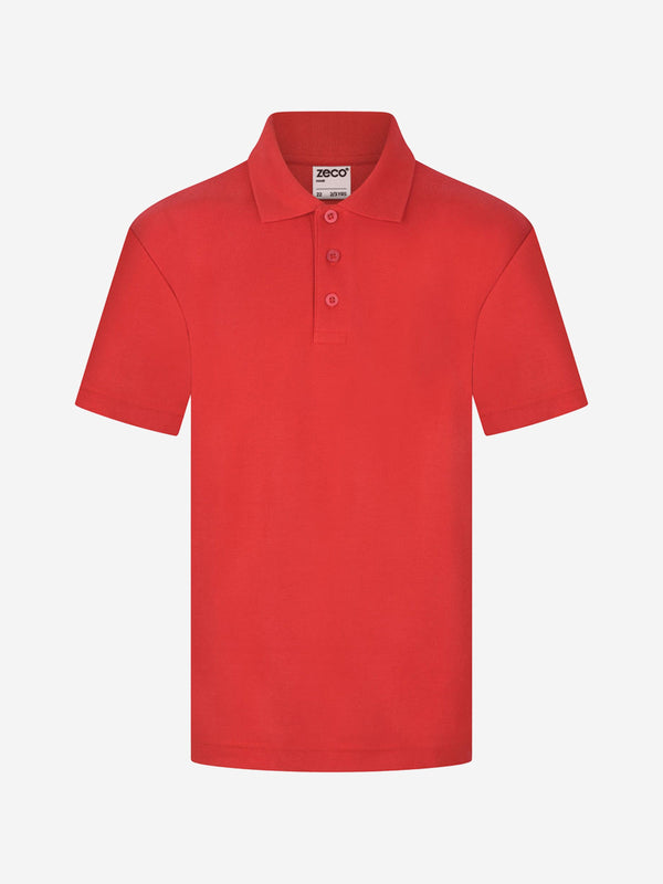 Zeco Kids School Polo Shirt in Red