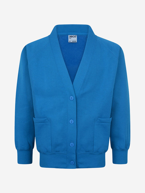 Zeco Kids School Sweatshirt Cardigan in Blue