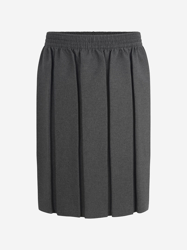 Zeco Girls School Box Pleat Skirt in Grey