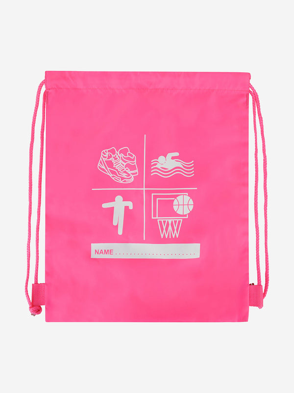 Zeco Kids School Premium Printed PE Bag in Pink (40cm)