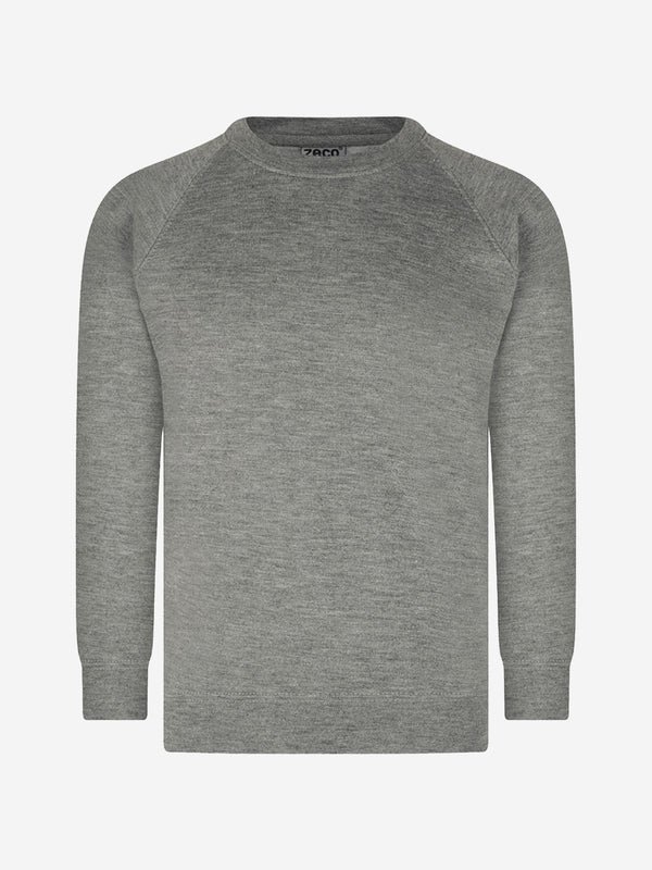 Zeco Kids School Crew Neck Sweatshirt in Grey