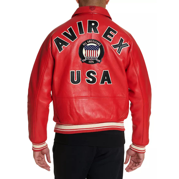 Iconic Avirex leather jacket
