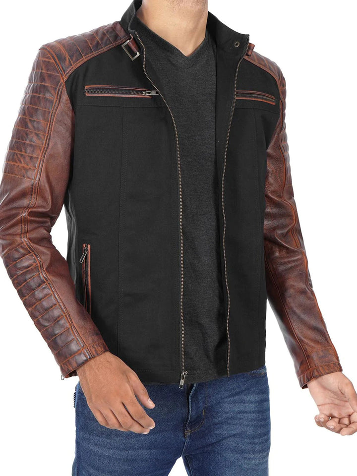 Cafe racer jacket for men
