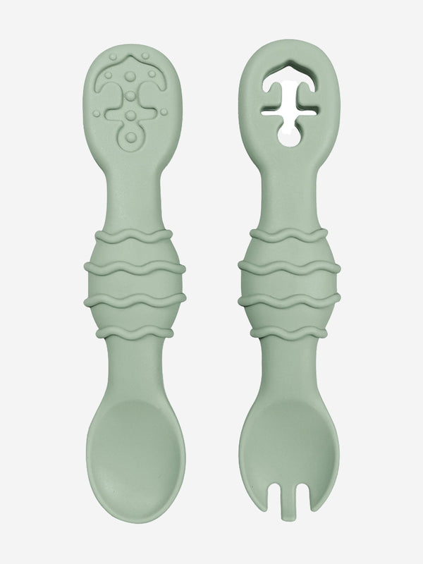 Bloom Bambini Silicon Spoon and Fork Set