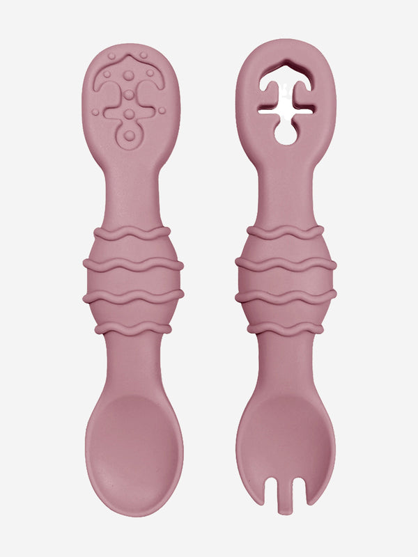 Bloom Bambini Silicon Spoon and Fork Set