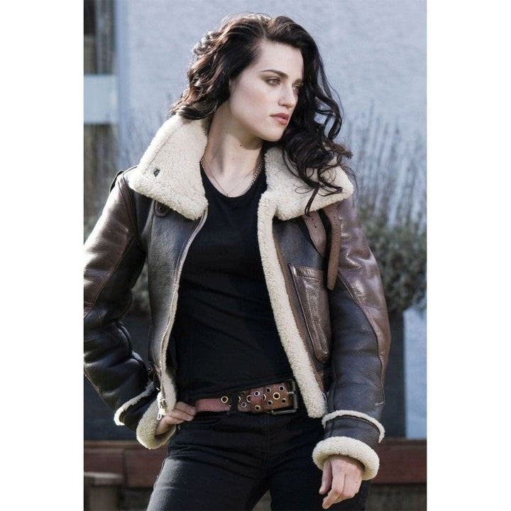 Women’s Unique 2 Brown Shade B3 Shearling Jacket
