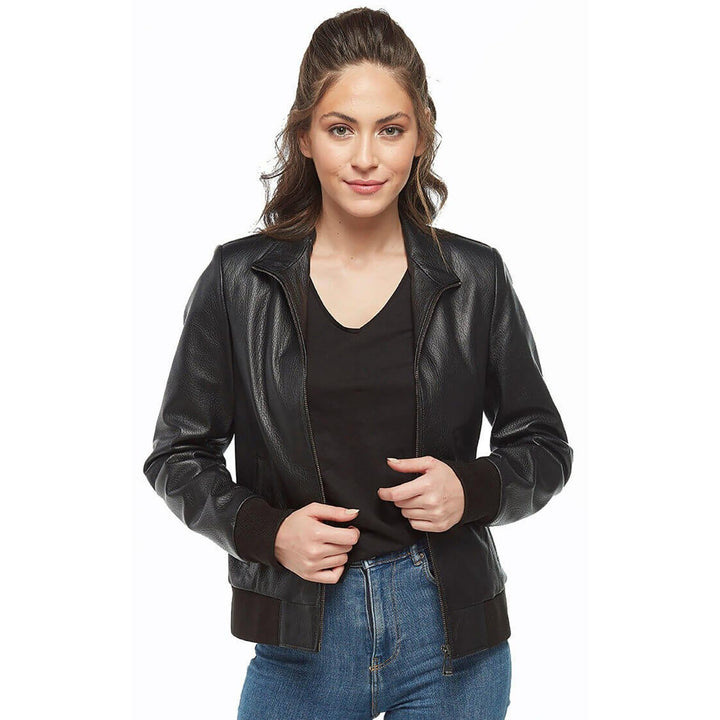 Stylish bomber jacket for women
